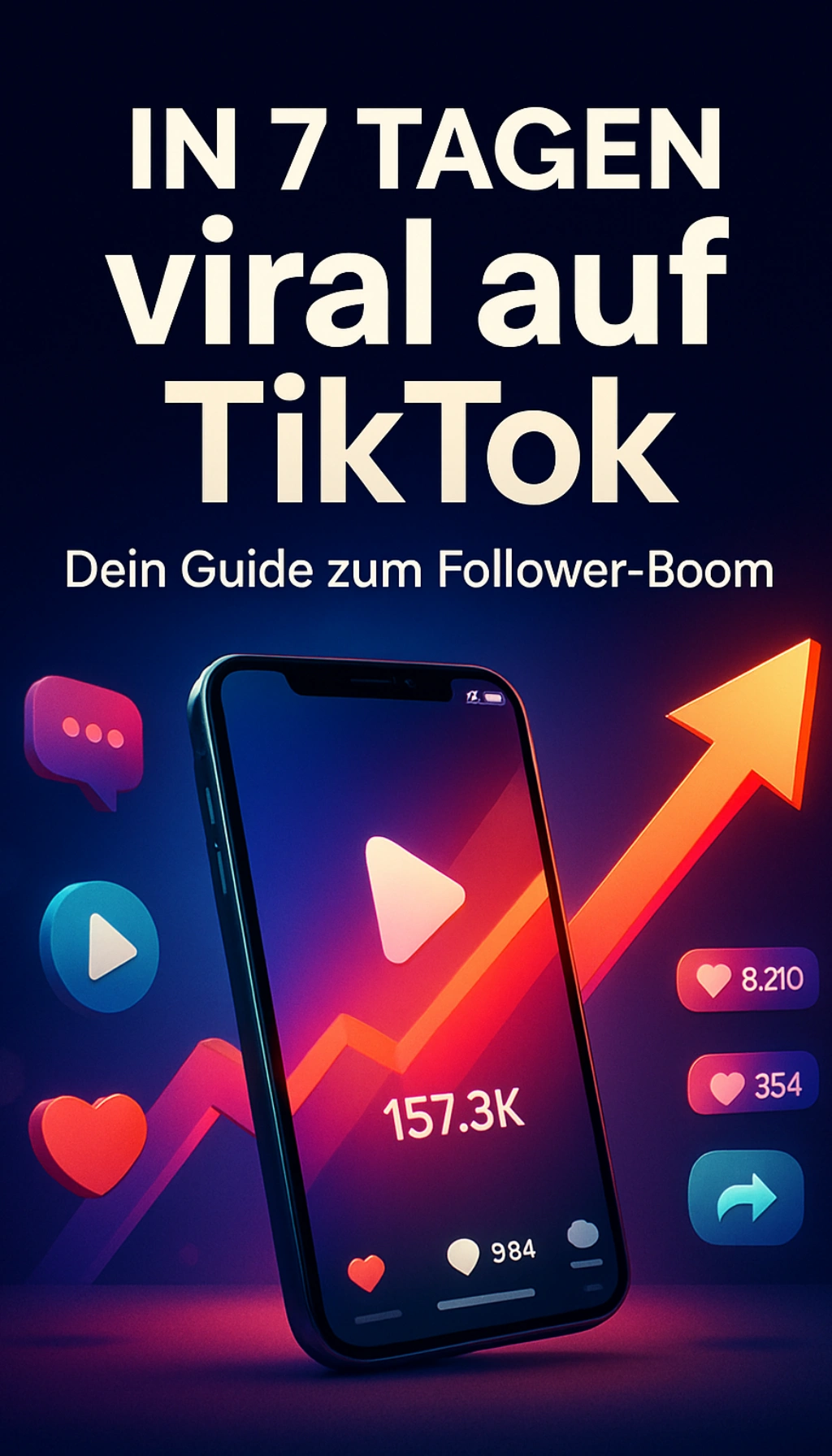 Cover von Von null auf Follower-Held: In 7 Tagen zum viralen TikTok-Erfolg!