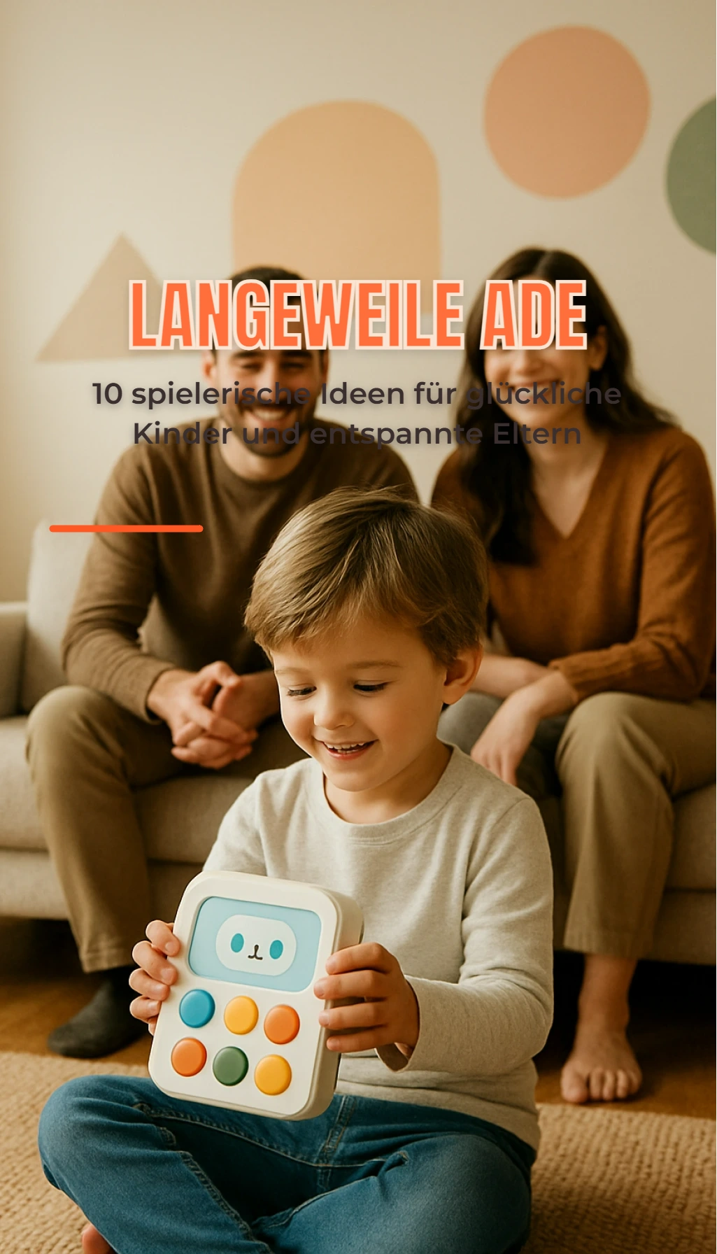 Cover von Kreative Ideen für Eltern: Langeweile bei Kindern spielend lösen mit 10 Bastelprojekten
