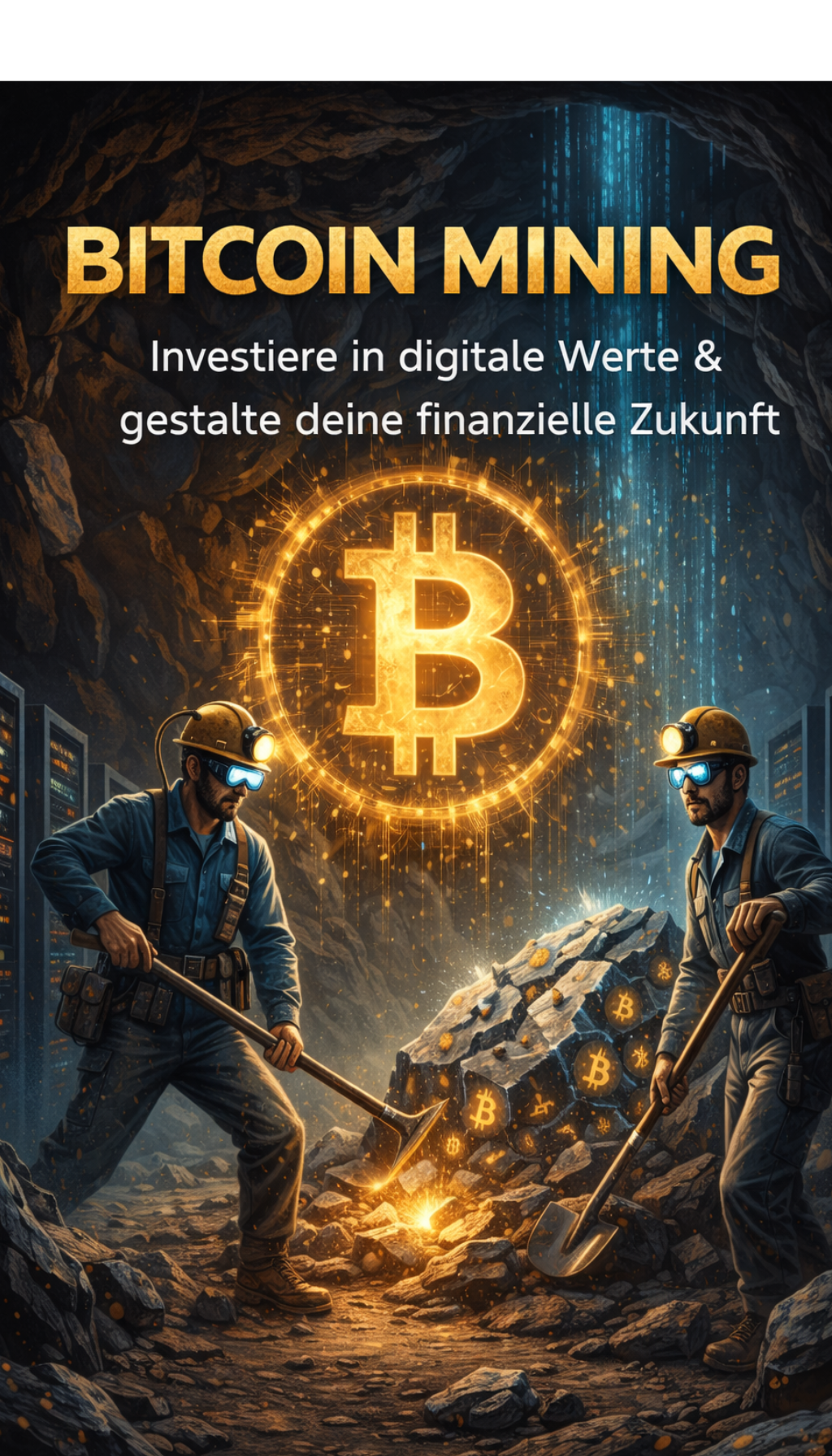 Cover: Bitcoin Mining Erfolgreich: Dein Weg zur finanziellen Freiheit