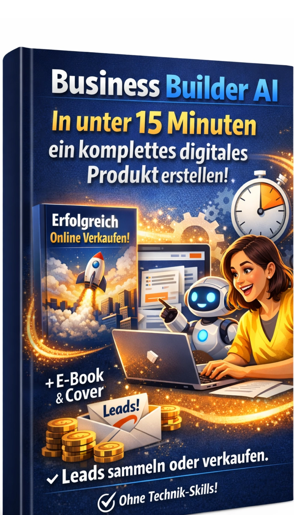 Cover: In 15 Minuten zum digitalen Produkt: Mein Test mit Business Builder AI