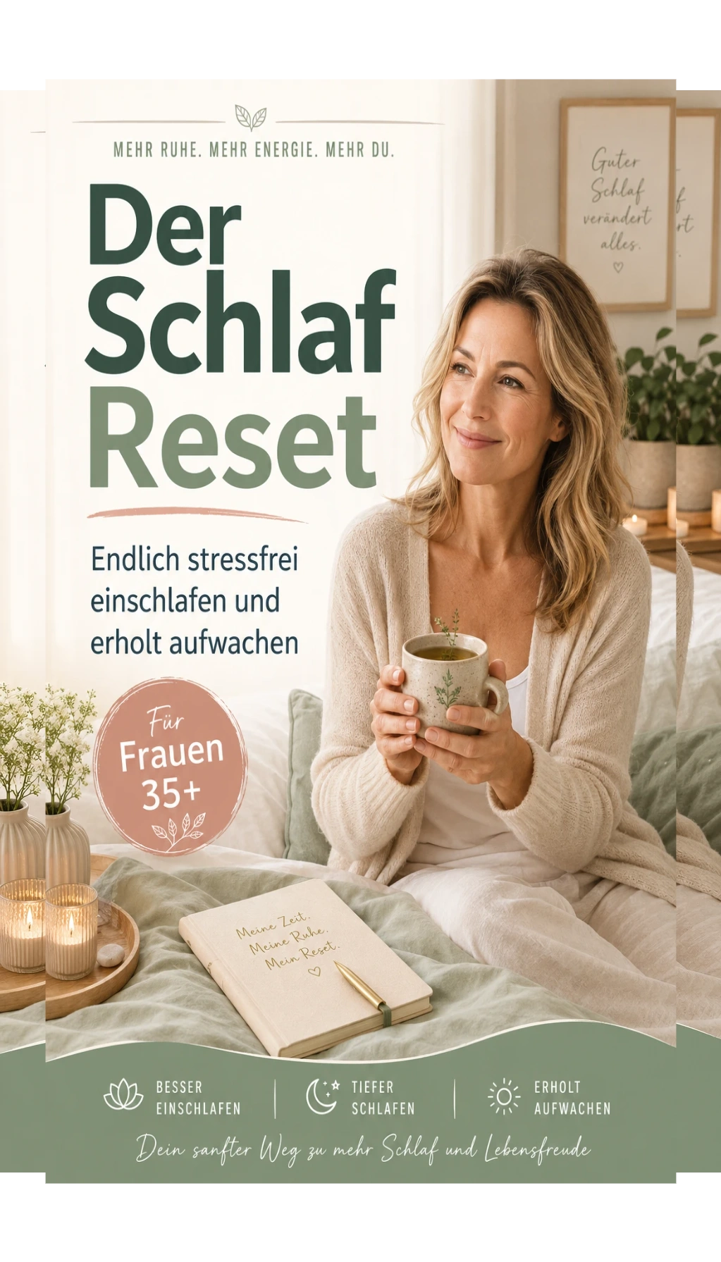 Cover von Endlich stressfrei einschlafen und erholt aufwachen: Der ultimative Schlaf Reset!