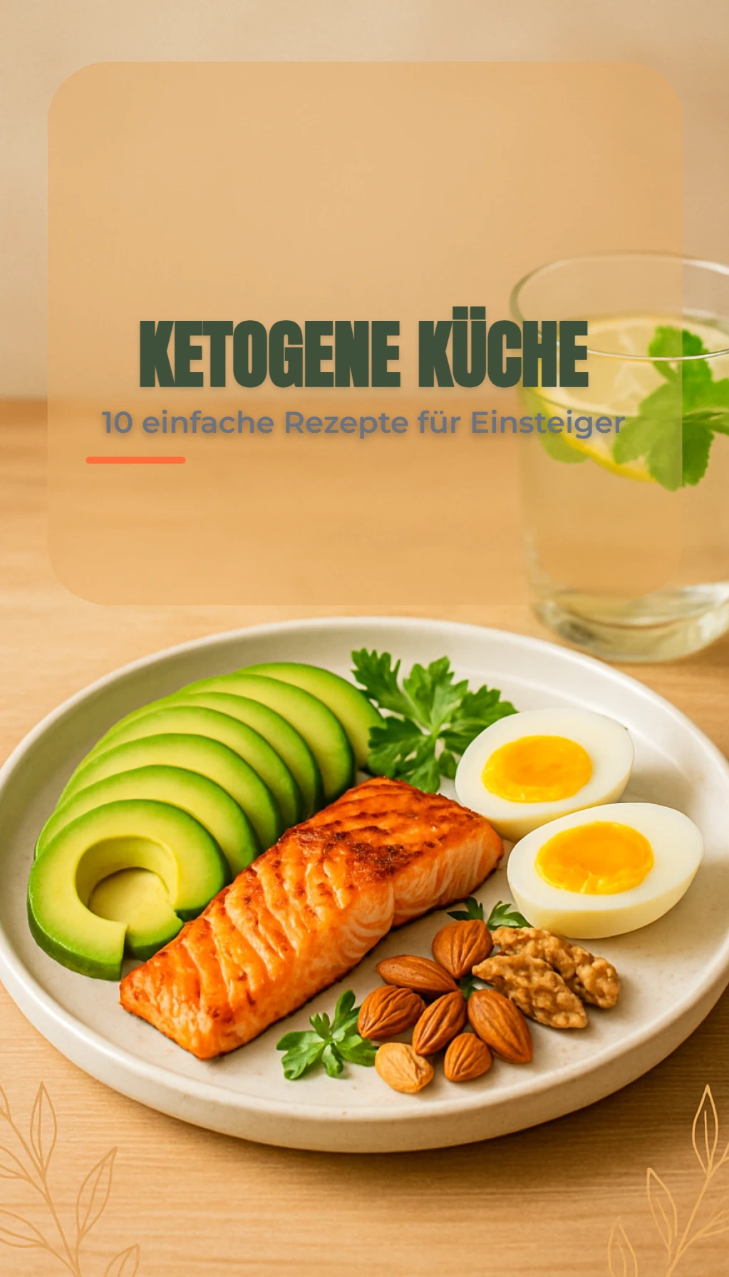 Cover von Entdecke jetzt die 10 einfachen ketogenen Rezepte für Anfänger und starte deine gesunde Ernährung!
