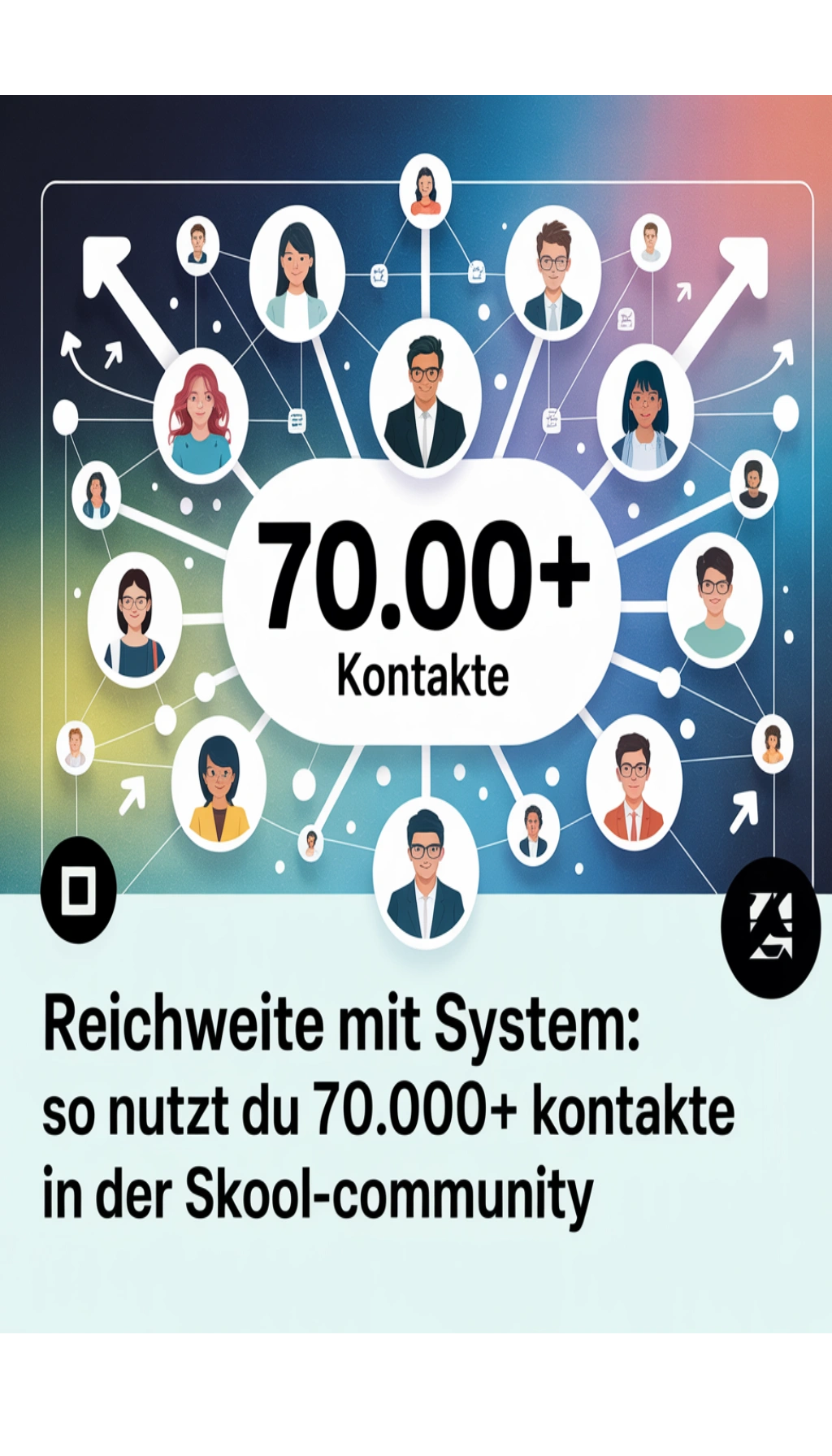 Cover: Reichweite mit System: So nutzt du 70.000+ Kontakte in der Skool-Community