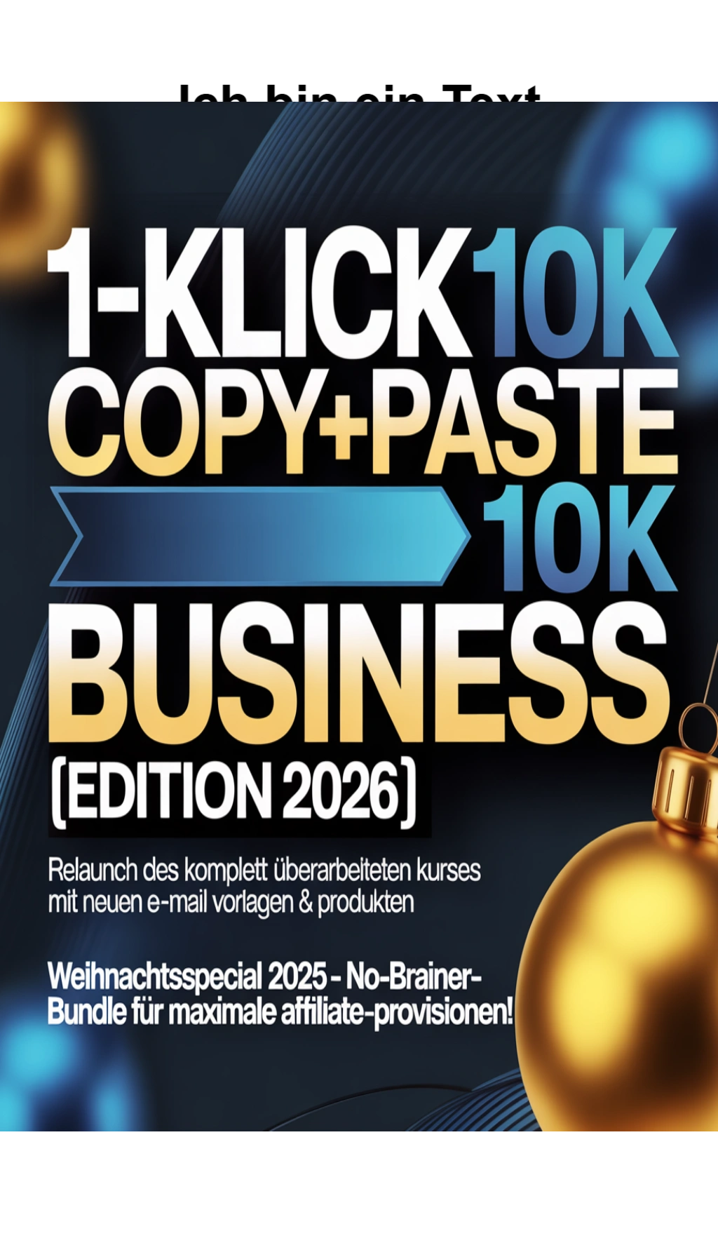 Cover: 1-Klick E-Mail-Importvorlage: Einfach starten mit Funnelcockpit, Klicktipp & Quentn