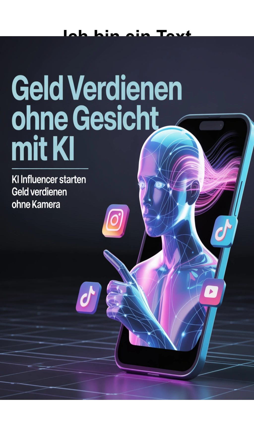 Cover: KI Influencer starten: Geld verdienen ohne Kamera