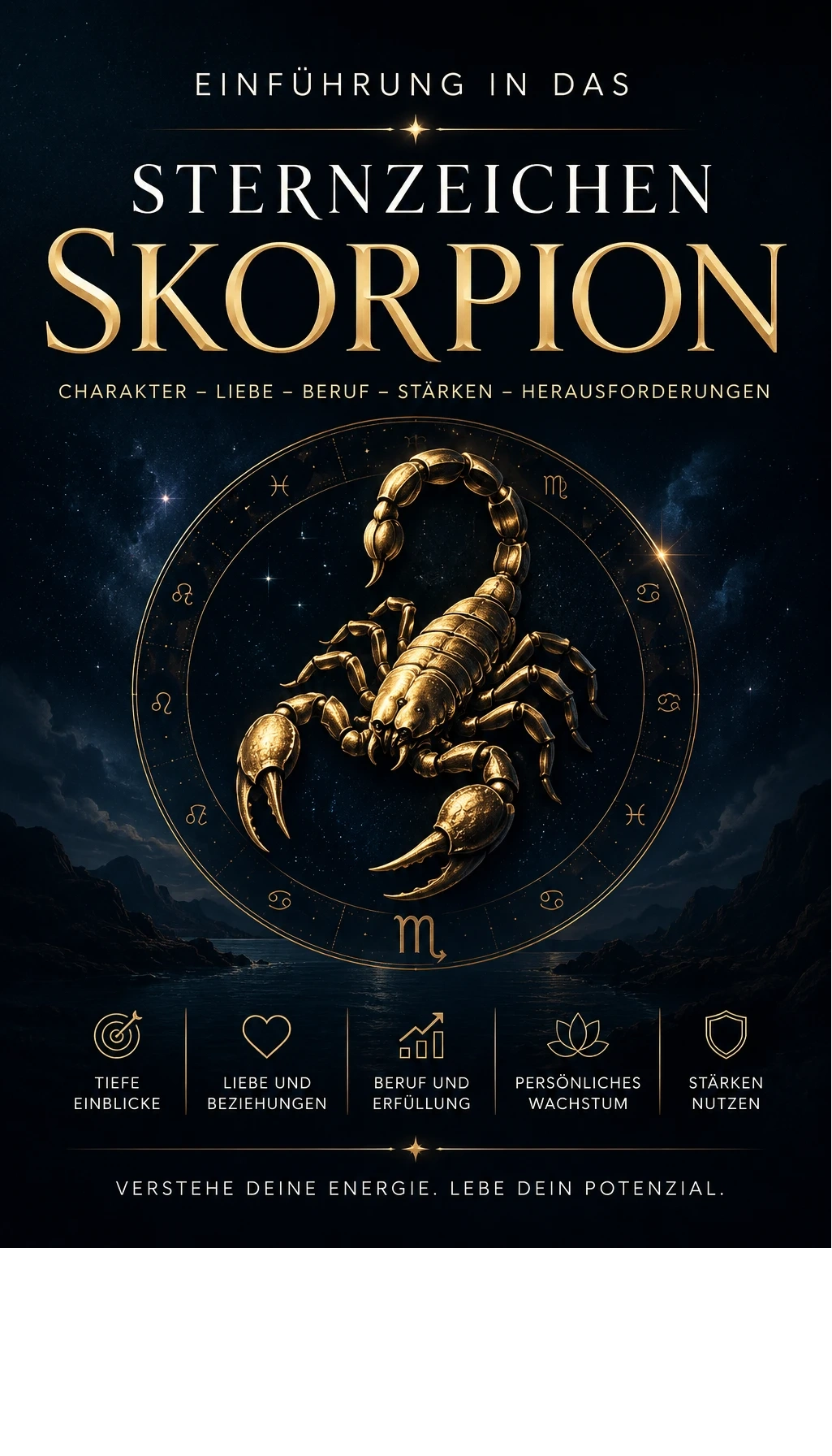 Cover von Entdecke die geheimen Potenziale des Skorpions und entfalte dein wahres Selbst!