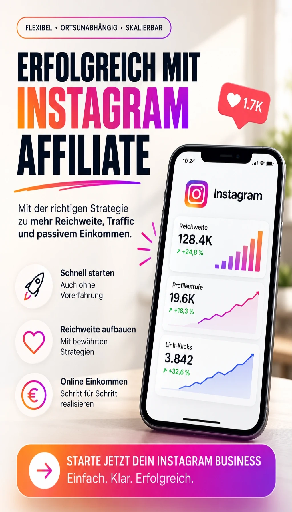 Cover von Instagram Affiliate Marketing Geheimnisse enthüllt: Erfolgreich starten ohne Vorerfahrung!
