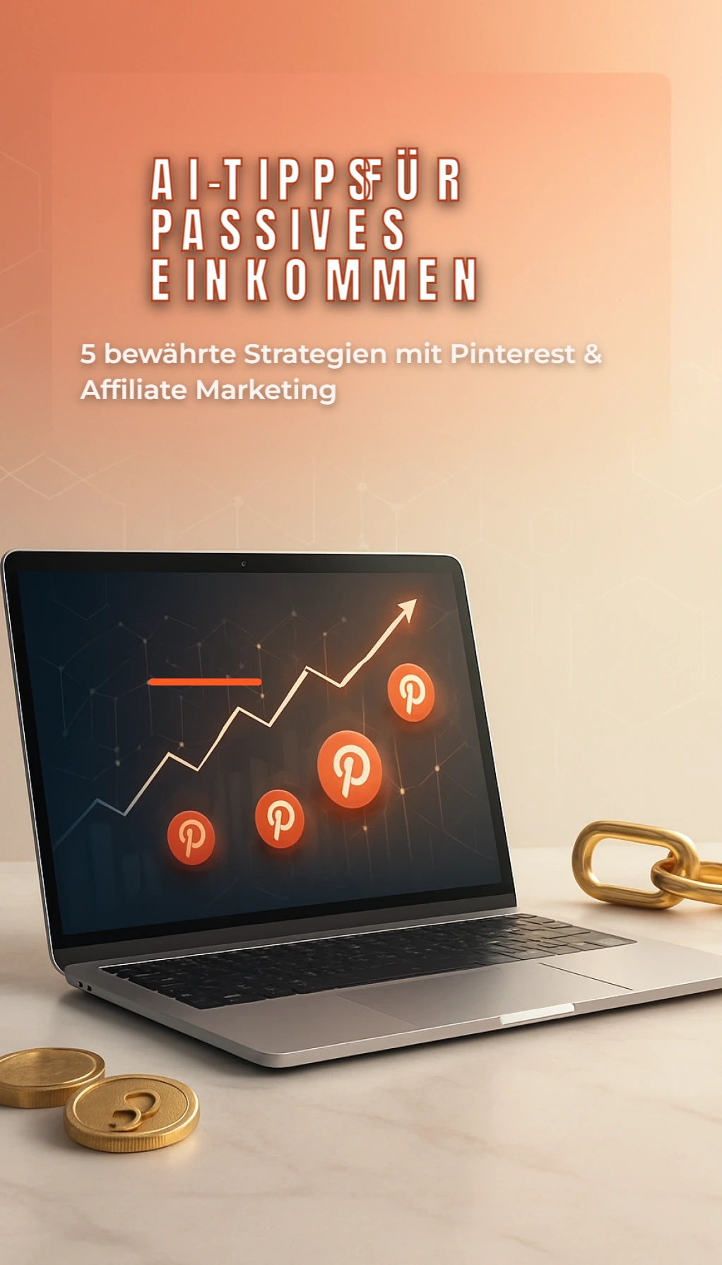 Cover von Passives Einkommen generieren mit Pinterest und Affiliate Marketing - Dein ultimativer Leitfaden!