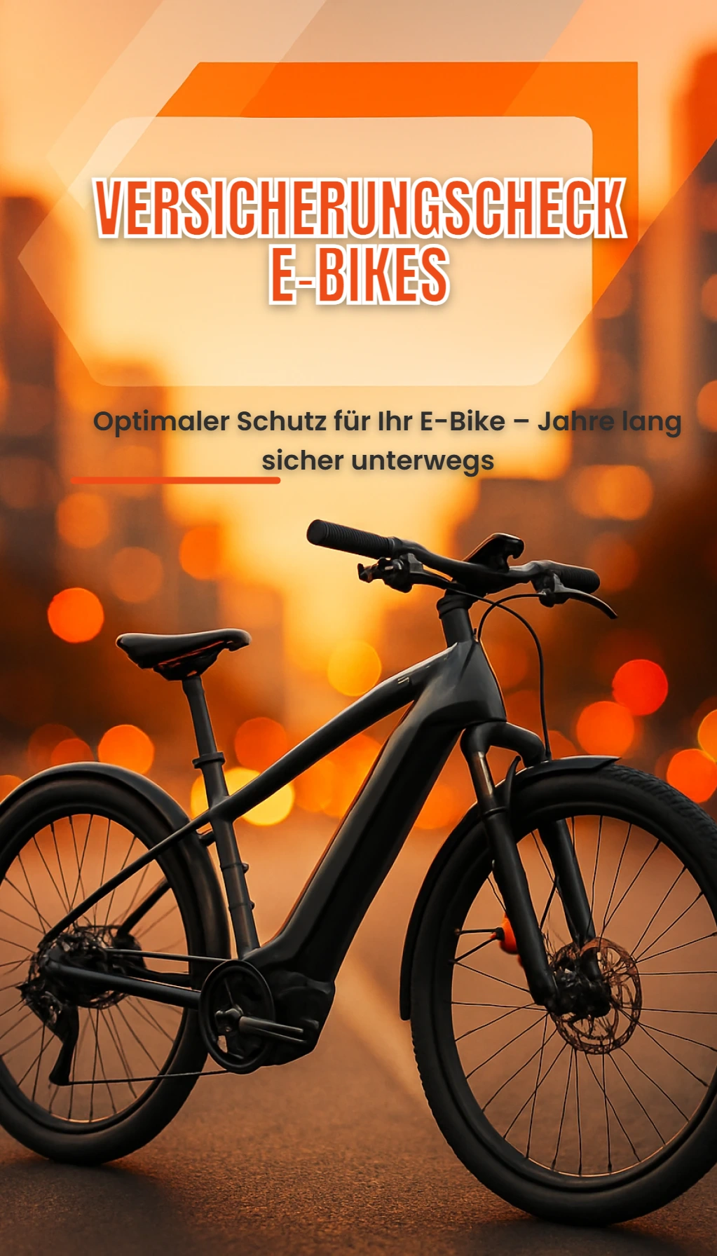 Cover von Entdecken Sie den ultimativen Schutz für Ihr E-Bike mit unserem modernen Versicherungscheck eBook!