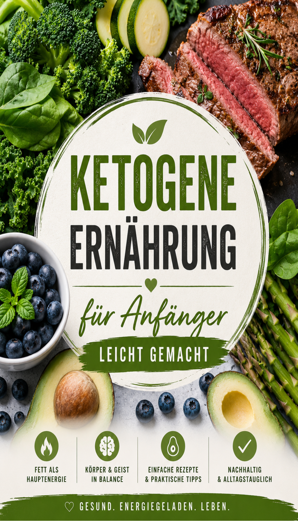 Cover: Keto für Männer und Frauen: Abnehmen mit Genuss und Energie