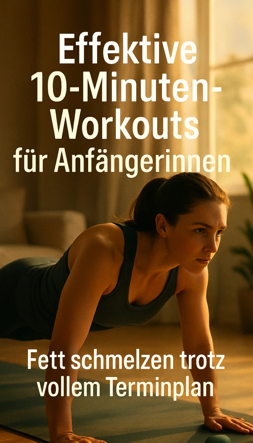 Cover von Fit werden in nur 10 Minuten am Tag - Effektive Workouts für Anfängerinnen!
